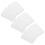 6Pcs Transparent Square Acrylic Mirror Stick on Phone Case for Decor 11