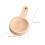 Light Brown Wooden Dough Press Tool for Dumpling Skin Kitchen Use 3