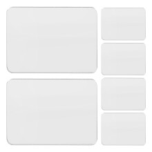 6Pcs Transparent Square Acrylic Mirror Stick on Phone Case for Decor