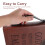 PU Bible Case with Cross Design for Church Use 8