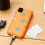 6Pcs Transparent Square Acrylic Mirror Stick on Phone Case for Decor 4