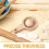 Light Brown Wooden Dough Press Tool for Dumpling Skin Kitchen Use 8