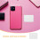 6Pcs Transparent Square Acrylic Mirror Stick on Phone Case for Decor 9