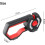 Handheld Knife Sharpener with 6 Stage Sharpening, Diamond and Carbide Blades for Kitchen (Red) 4