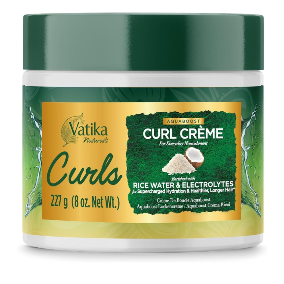 Vatika Naturals Curls Aquaboost Curl Crã¨Me 227Gm