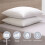 Imperial Rooms 2x Deep Sleep Pillows - Thick Fluffy Hotel Quality Bed Pillows (Pack of 2) 2