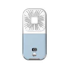 Rechargeable Portable USB Fan with 4 Speed Settings, Folding Desktop & Handheld Design for Home and Travel