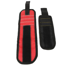 Magnetiskt armband för att hålla skruvar Stark magnetverktygshållare med justerbar rem Andningsbar design Håller muttrar och bultar för