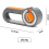 Knife Sharpener with Diamond Rod and Adjustable Angle for Kitchen Knives and Scissors 5