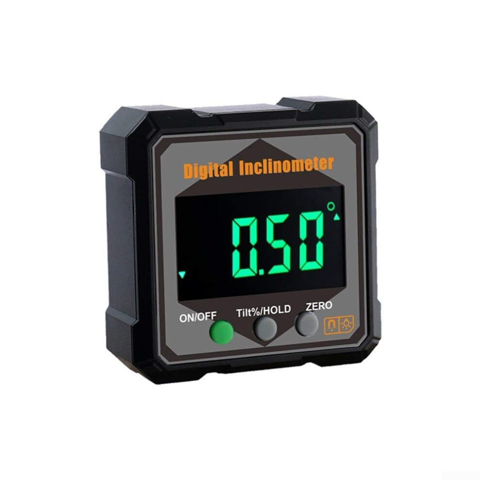 Digital Inclinometer 0.1 Accuracy Ip54 Dust Water Resistant Green Lcd For Construction And Surveying 9044945684681