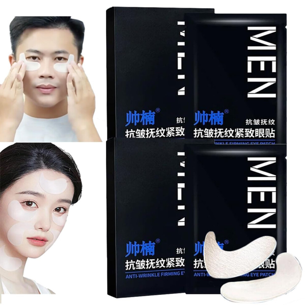 Dark Eye Bag Removal Patch For Men Antiwrinkle Firming Under Eye Pads Circles Puffiness Hydration