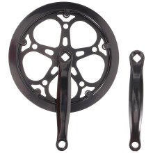 MTB Crankset 52T Single Speed 170mm Aluminum Alloy Mountain Bike Crank Arm Performance