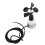 Three Cup Wind Speed Measurement Sensor Compact Integrated Unit Wind Speed Sensor With Accurate Measurement And Anti Interference Features Suitable 3