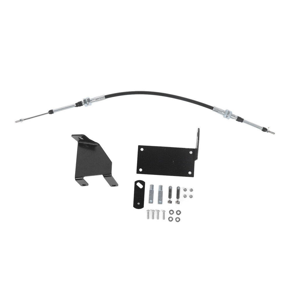 Transfer Case Shift Cable Linkage Upgrade Kit For Jeep Wrangler Tj 1997-2006, Smooth Shifting Heavy Duty Durable Design, Corrosion Resistant Fittings 9169997590138