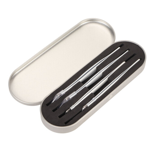 Professional Storage Box for Eyelash Extension Tools Organizer Stainless Steel Multi Function Metal Storage Case with High Quality Material Ergonomic 1