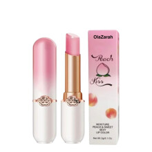 Color Changing Peach Pink Moisturizing Lip Gloss Balm with Long Lasting Gloss, 1 oz