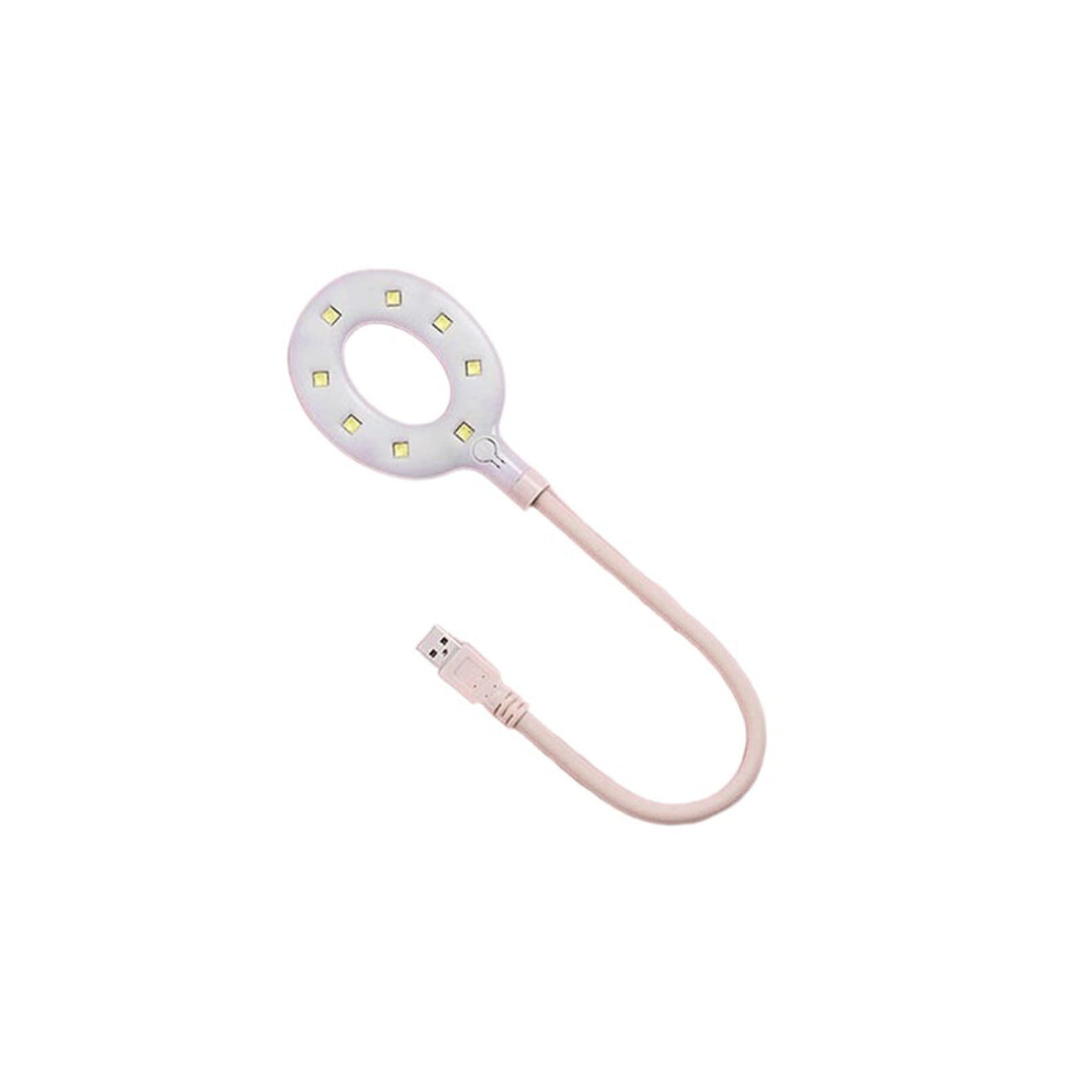 White/Pink/Green Led Nail Lamp 16W Usb Flexible Hose Nail Dryer With 8 Leds For Fast Gel Polish Curing