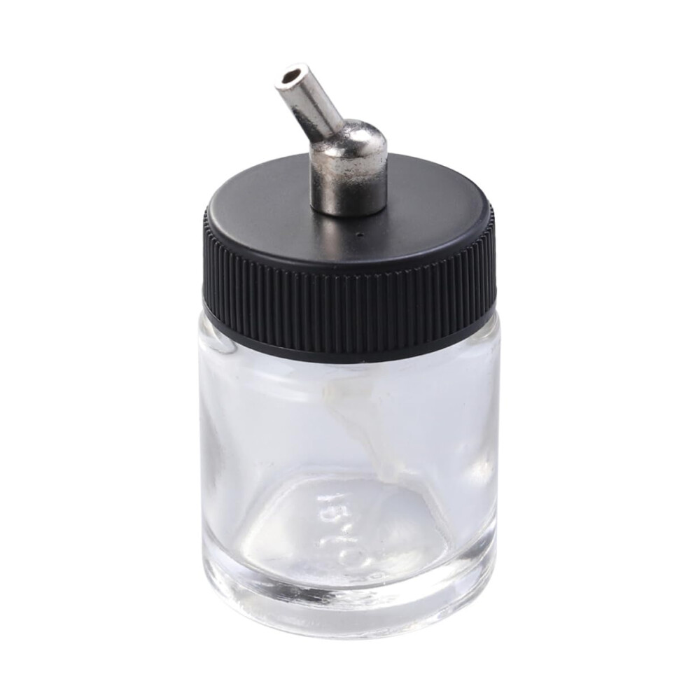 22Cc Glass Airbrush Paint Bottles With Caps, Refillable Airbrush Jar For Model Painting 9044945686159