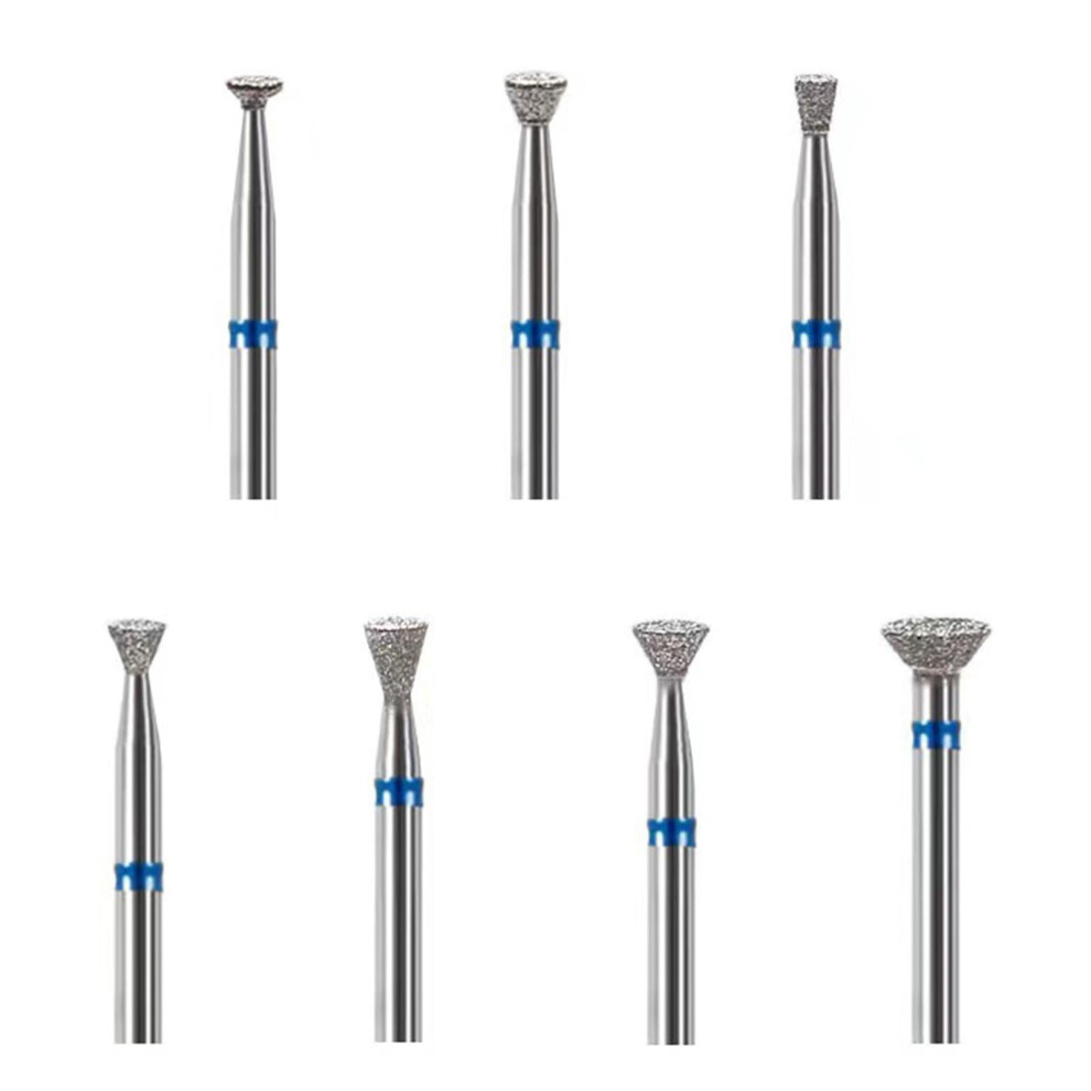 Nail Drill Bit Set 7pcs Emery Bits for Acrylic and Gel Nails Manicure Pedicure Polishing
