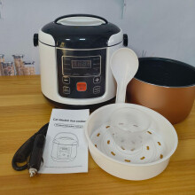 Portable Rice Cooker 24V for Truck with Keep Warm Function, 2L Compact Travel Cooking