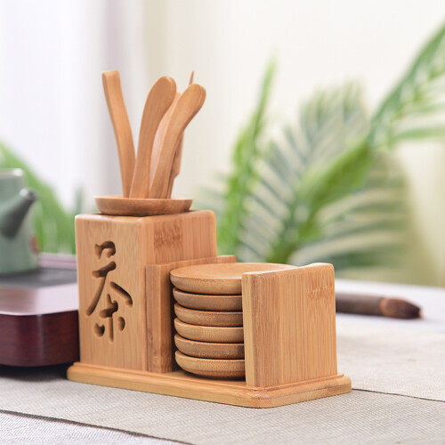 Natural Bamboo Tea Tools, Complete Tea Ceremony Gift Set For Authentic Gongfu Tea Rituals