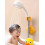 Elegant Shower Head Bracket, Removable Wall Mount With Multipurpose Bath Accessory Features, Adjustable To Any Angle On Smooth Surfaces (Yellow) 5