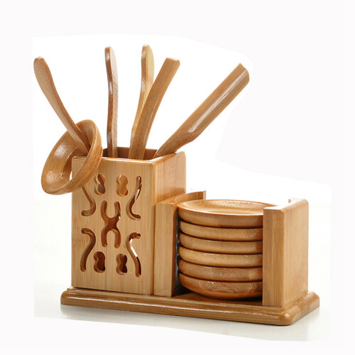 Natural Bamboo Tea Tools, Complete Tea Ceremony Gift Set For Authentic Gongfu Tea Rituals 1