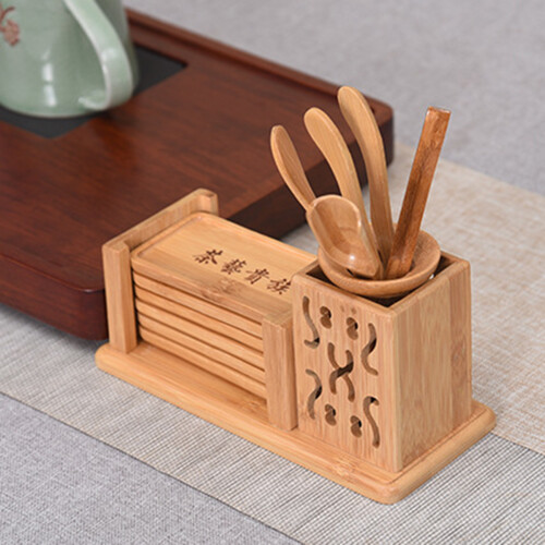 Natural Bamboo Tea Tools, Complete Tea Ceremony Gift Set For Authentic Gongfu Tea Rituals 2