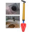 Pressure Toilet Plunger with Easy PushPull Operation for MultiPipe Unclogging, Red 4