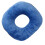 Dark Blue Donut Pillow, Soft Breathable, Waterproof, 14" Diameter 1