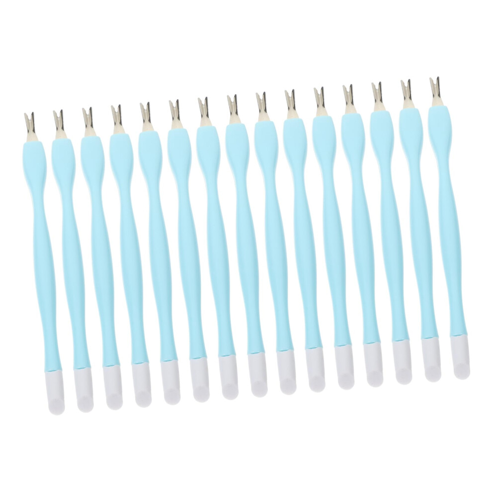 15pcs Professional Cuticle Remover Tool and Manicure Pedicure Set for Home and Salon Use