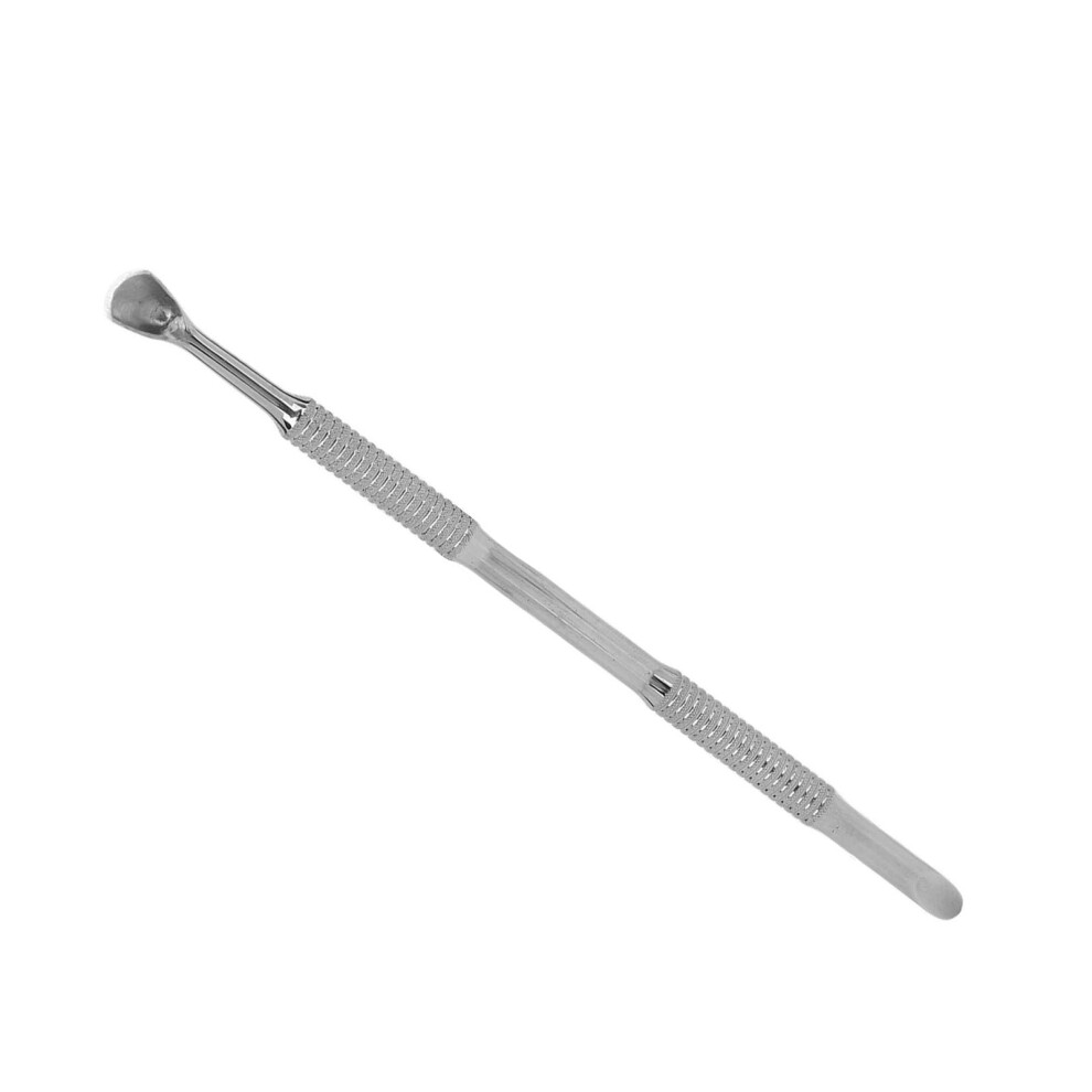 Professional Stainless Steel Cuticle Pusher and Nail Cleaner, DualSided RustResistant Tool for Manicure and Pedicure