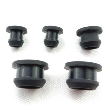 Silicone Hole Plug Heat Resistant Seal 10.5mm Rubber End Cap for Alloy Plate Sink Hole 10pcs
