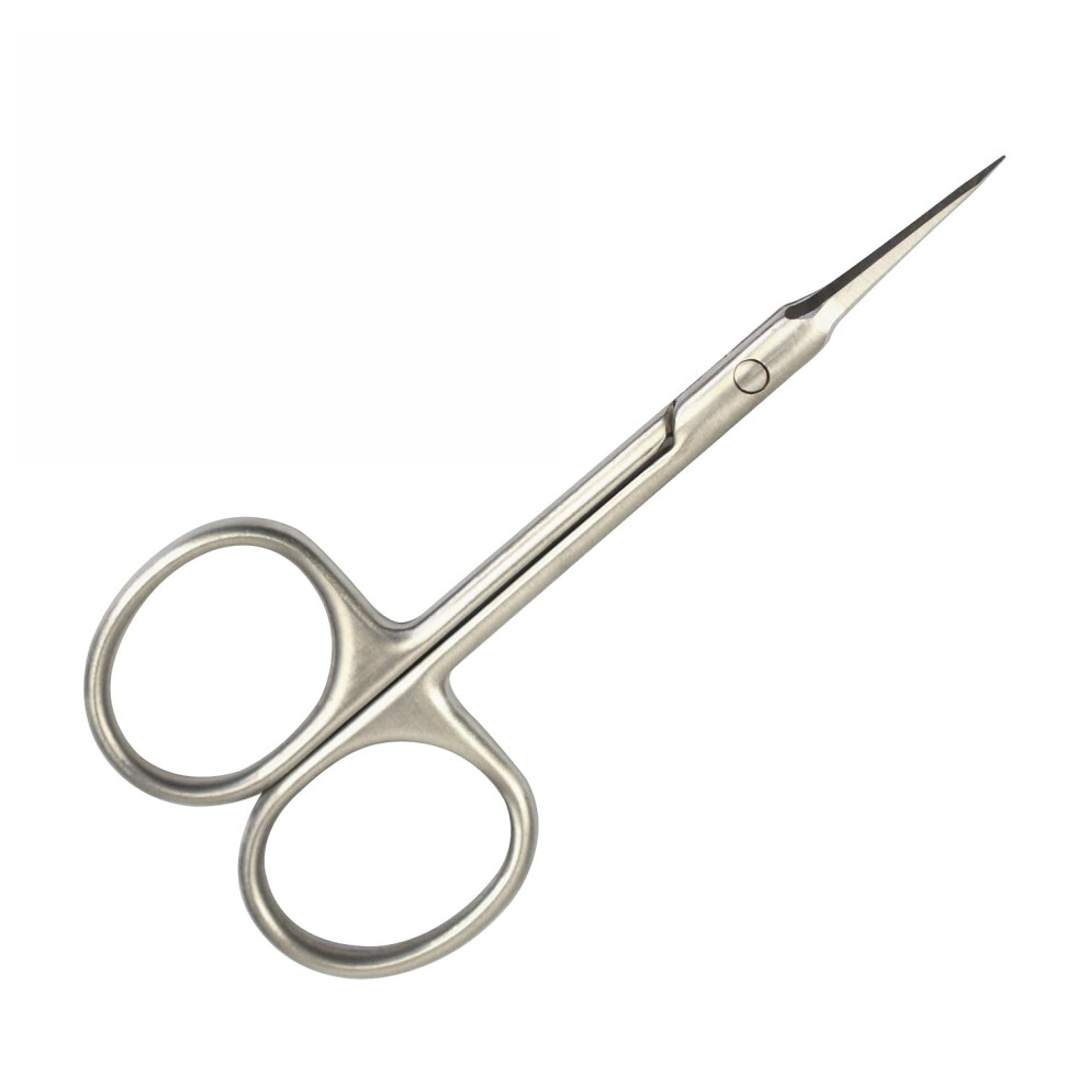 Professional Stainless Steel Cuticle Scissors with Precise Curved Blades for Salon Manicure