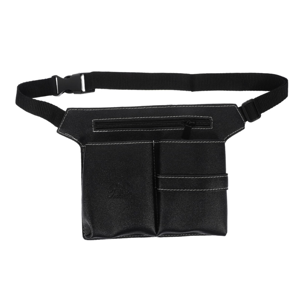 Hairdressing Tool Pouch With Scissor Protection, Professional Barber Waist Belt Organizer Bag 9450606946348