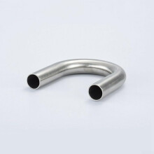 304 Stainless Steel Exhaust Pipe 180 U Bend Polished CorrosionResistant 25mm for Automotive