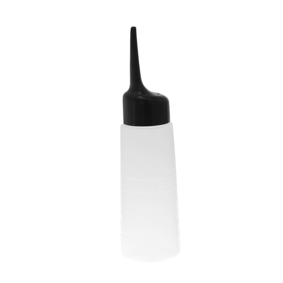 Hair Color Applicator Bottle with Comb Tip, Clear Squeeze Bottle with Scale for Dye and Treatments