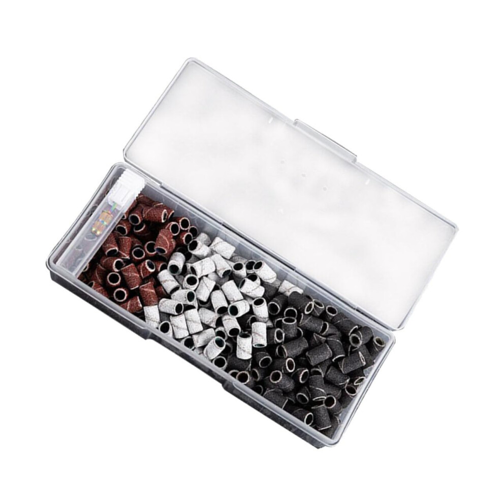 Nail Drill Bits and Manicure Sanding Bands Kit for Precise Finishing and Rhinestone Removal