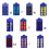 100Pcs Solid Candy Color Full Cover Coffin Fake Nails Set with Storage Box, 10 Sizes 2