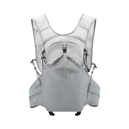 Hydration Backpack for Running and Cycling, Waterproof Polyester with Breathable Straps, Grey