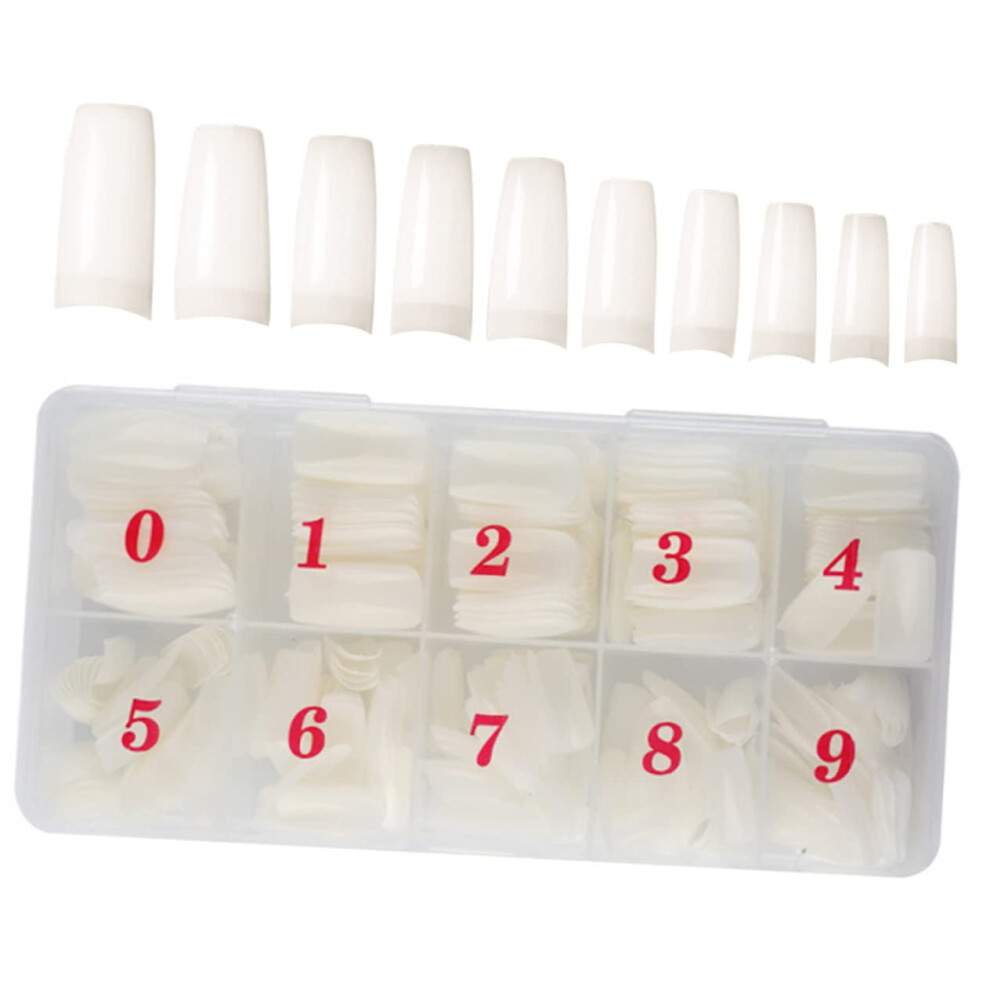 500pcs Short Gothic Press On Nails for Women, Reusable Fake Nail Tips for DIY Art and Weddings