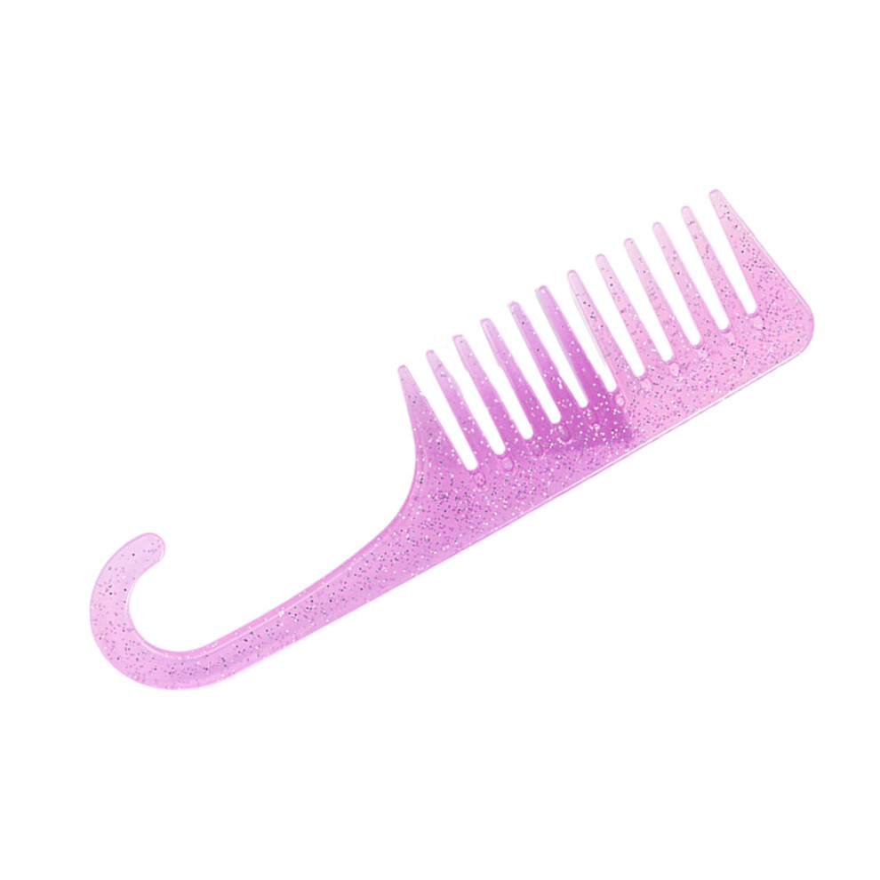 Wide Tooth Detangling Comb for Wet or Dry Hair with Ergonomic Grip, Smooth for All Hair Types