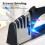Knife Sharpener 4 Stage Precision Manual Sharpener for Kitchen Knives and Scissors 4
