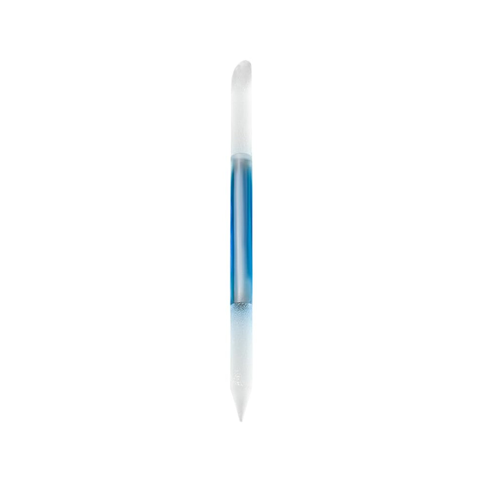 Glass Nail File Double Sided Crystal Cuticle Pusher for Precision Nail Shaping and Travel Use