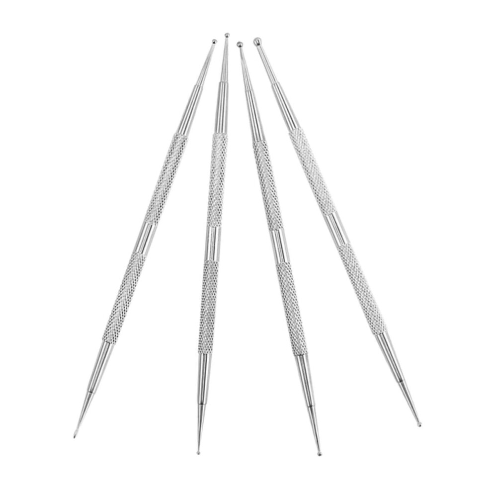 DualEnd Nail Art Pen with Rhinestone Picker for Precise French Manicure Design
