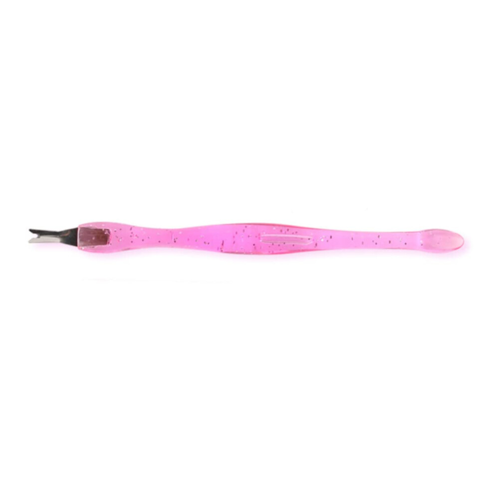 Stainless Steel Cuticle Pusher and Remover with NonSlip Grip for Professional Manicure Pedicure