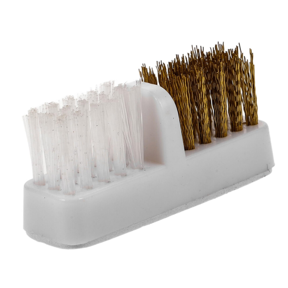 Nail Drill Bit Cleaning Brush with Reusable Copper Wire Head for Deep Crevice Cleaning