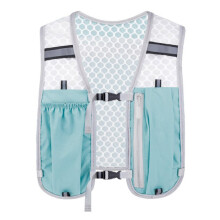 Trail Running Hydration Vest Ultralight Backpack for Marathon Cycling Hiking Men Women Light Blue 1pcs