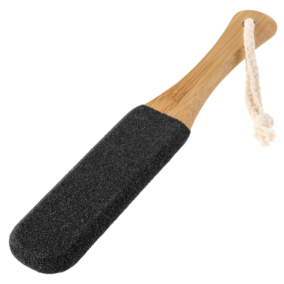 Wooden Foot File Callus Remover with Ergonomic AntiSlip Handle for Wet and Dry Pedicure