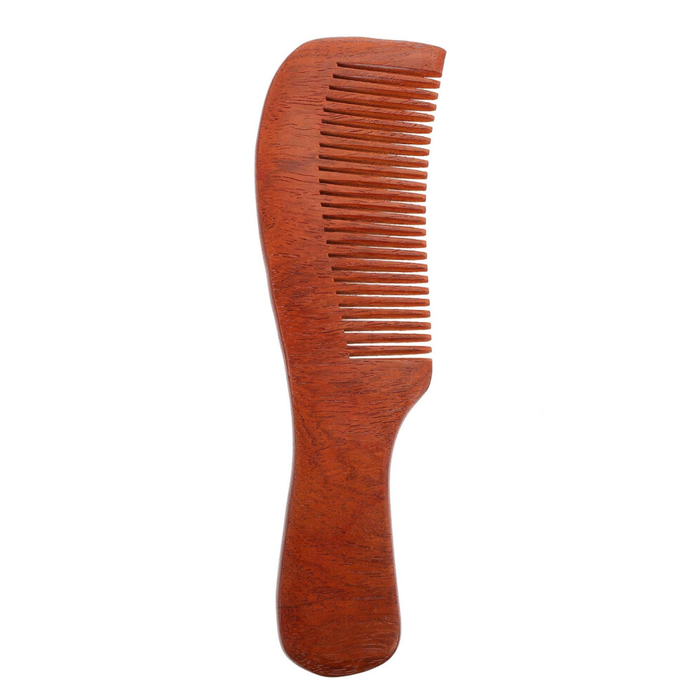 Unisex Wide Tooth Sandalwood Hair Comb For Women, Antistatic Scalp Massage And Gentle Detangling